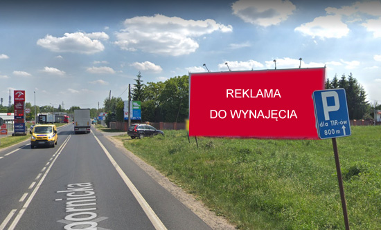 2) Lokalizacja: Megaboard przy ul. Obornicka, Suchy Las 2) Lokalizacja: Megaboard przy ul. Obornicka, Suchy Las